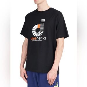 Dime Dimenetiks Black Graphic Tee T-Shirt Men's Small